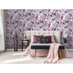Tapetti Flora Magnolia, vinyylipinta, eri värejä