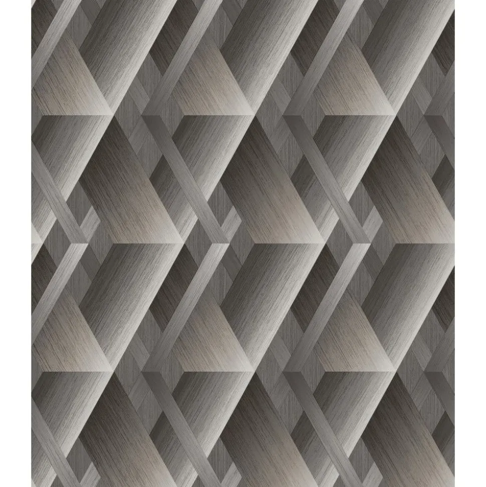 Tapetti Grandeco Malika WL2601-03, puujäljitelmä, 3D