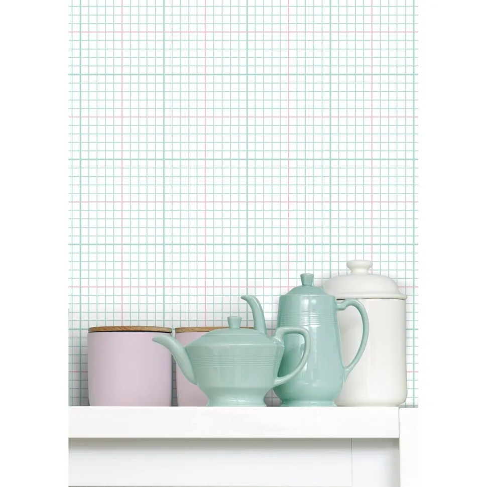 Tapetti Mini Moderns Homework, paperi, ruutu
