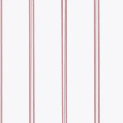 Tapetti Sandudd Metsäpolku 5258-4, 0,53x11,2m, valkoinen/punainen, non-woven