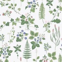 Tapetti Sandudd Metsäpolku 5259-3, 0,53x11,2m, non-woven, romanttinen, vihreä