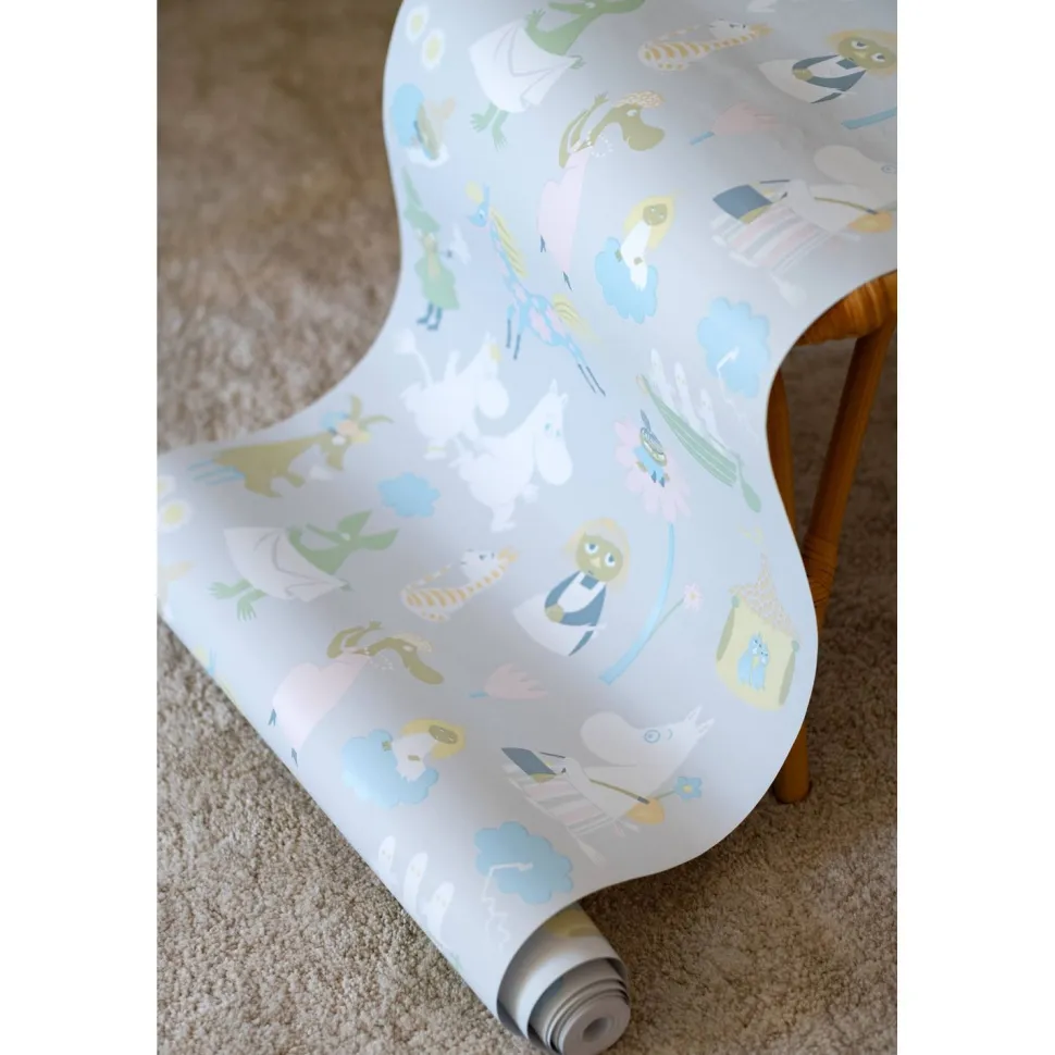 Tapetti Sandudd Muumi Aarre 5460-1 5460-1, sininen