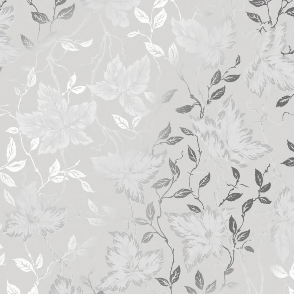 Tapetti Sandudd Rantaniitty 2965-3, 0,53x11,20 m, non-woven, romanttinen, harmaa/hopea