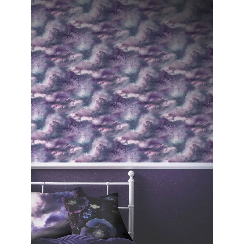 Tapetti Arthouse Fantasia Second Edition B3, avaruus, tähti, liila