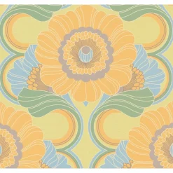 Tapetti A.S. Creations Retro chic, 39530-4, vintage, keltainen