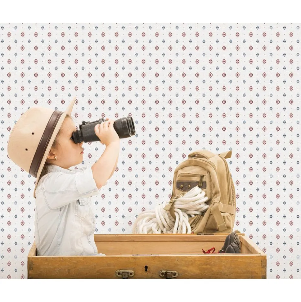 Tapetti Galerie Just 4 Kids II G56531, pilkullinen, sininen