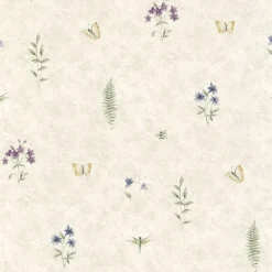 Tapetti Galerie Kitchen Elements SP21157, romanttinen, perhonen, sudenkorento, beige