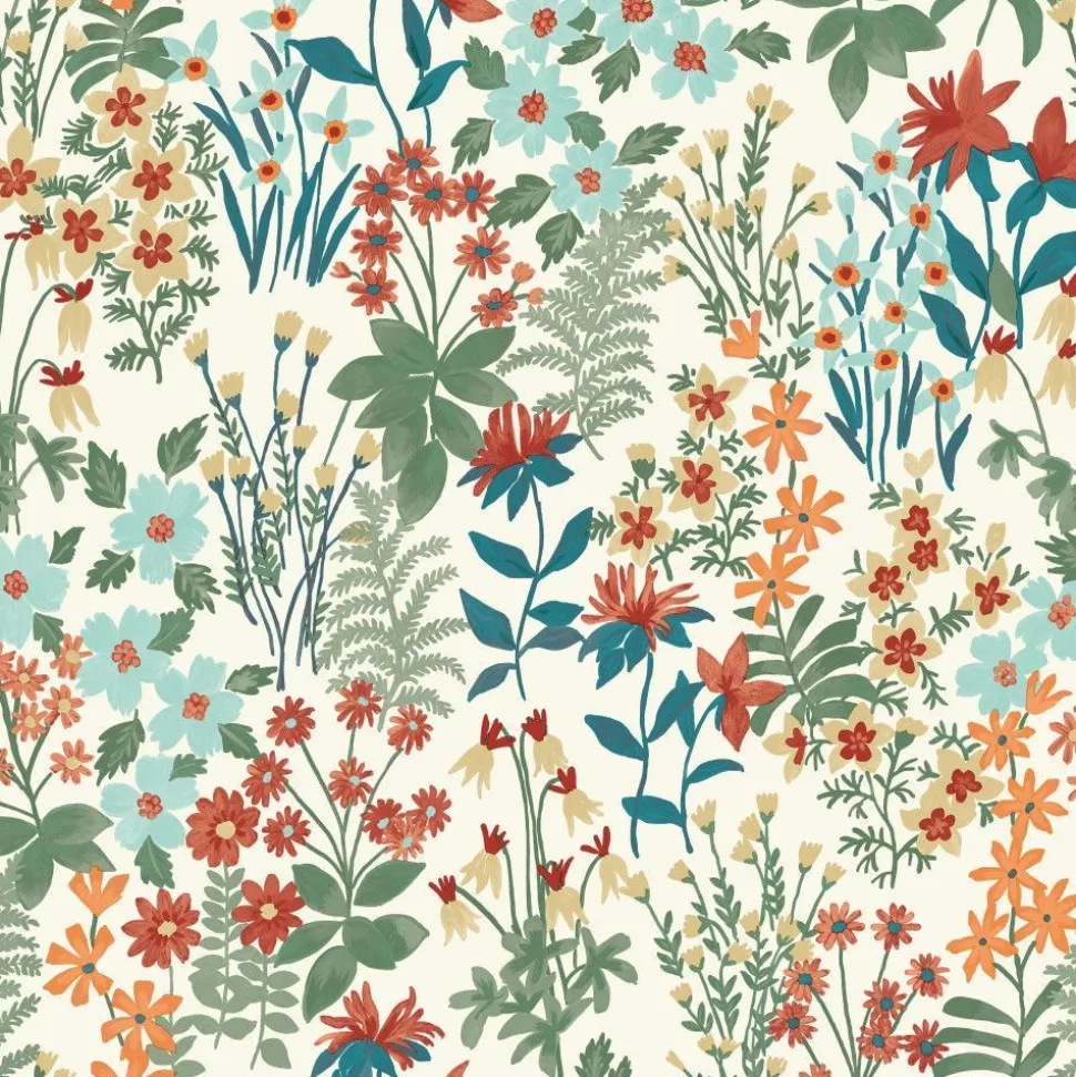 Tapetti Grandeco Arcadia A70902, non-woven, vinyylipinta, monivärinen