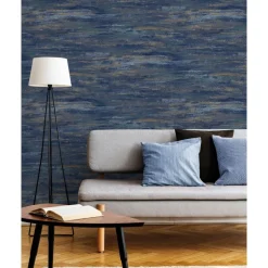 Tapetti Grandeco Arcadia A68102, non-woven, vinyylipinta, puujäljitelmä, sininen