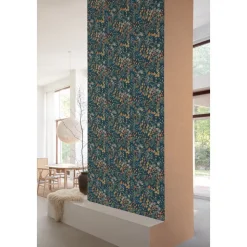 Tapetti Grandeco Arcadia A70903, non-woven, vinyylipinta, sininen