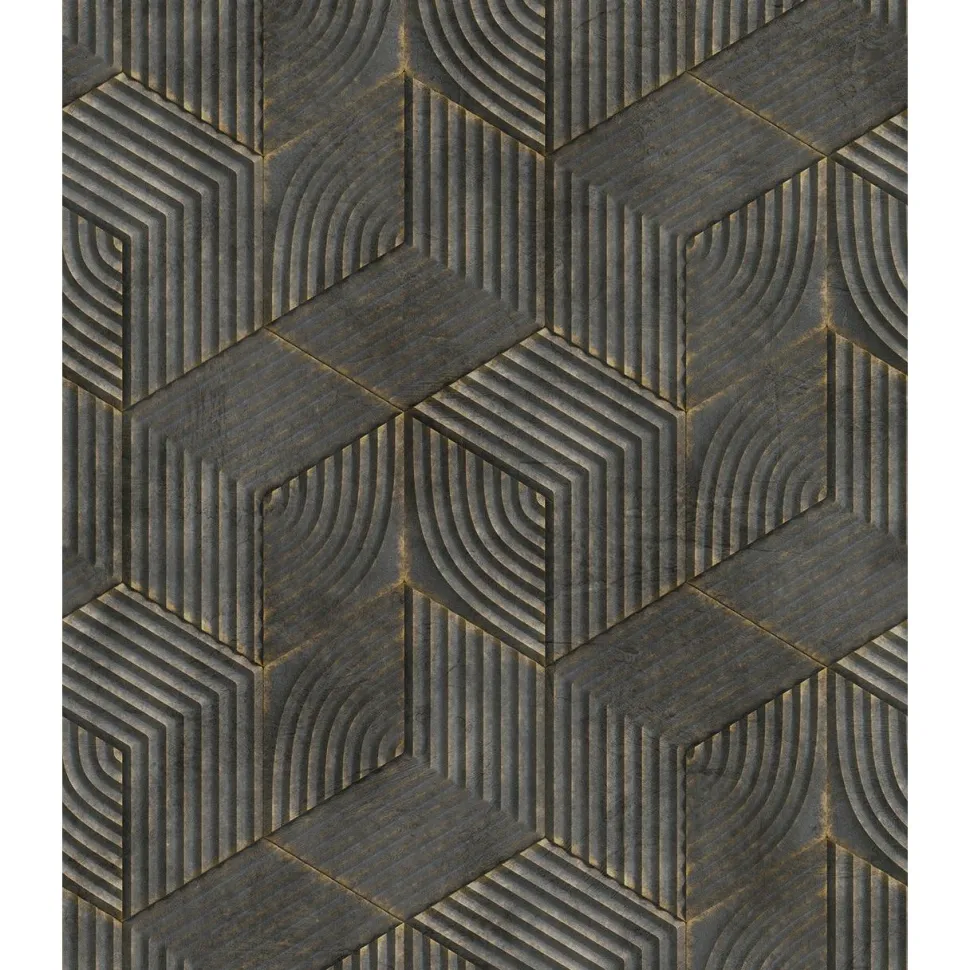 Tapetti Marburg Kylie 81619, vinyylipinta, harmaa
