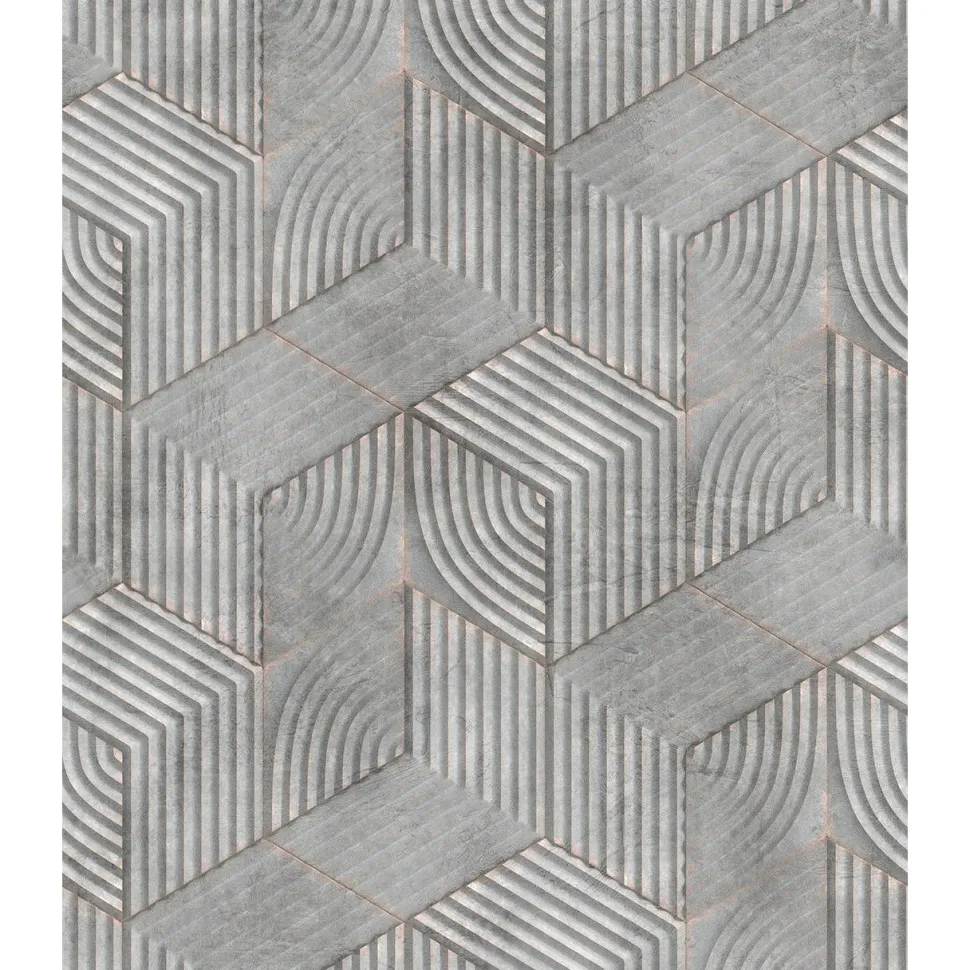 Tapetti Marburg Kylie 81619, vinyylipinta, harmaa