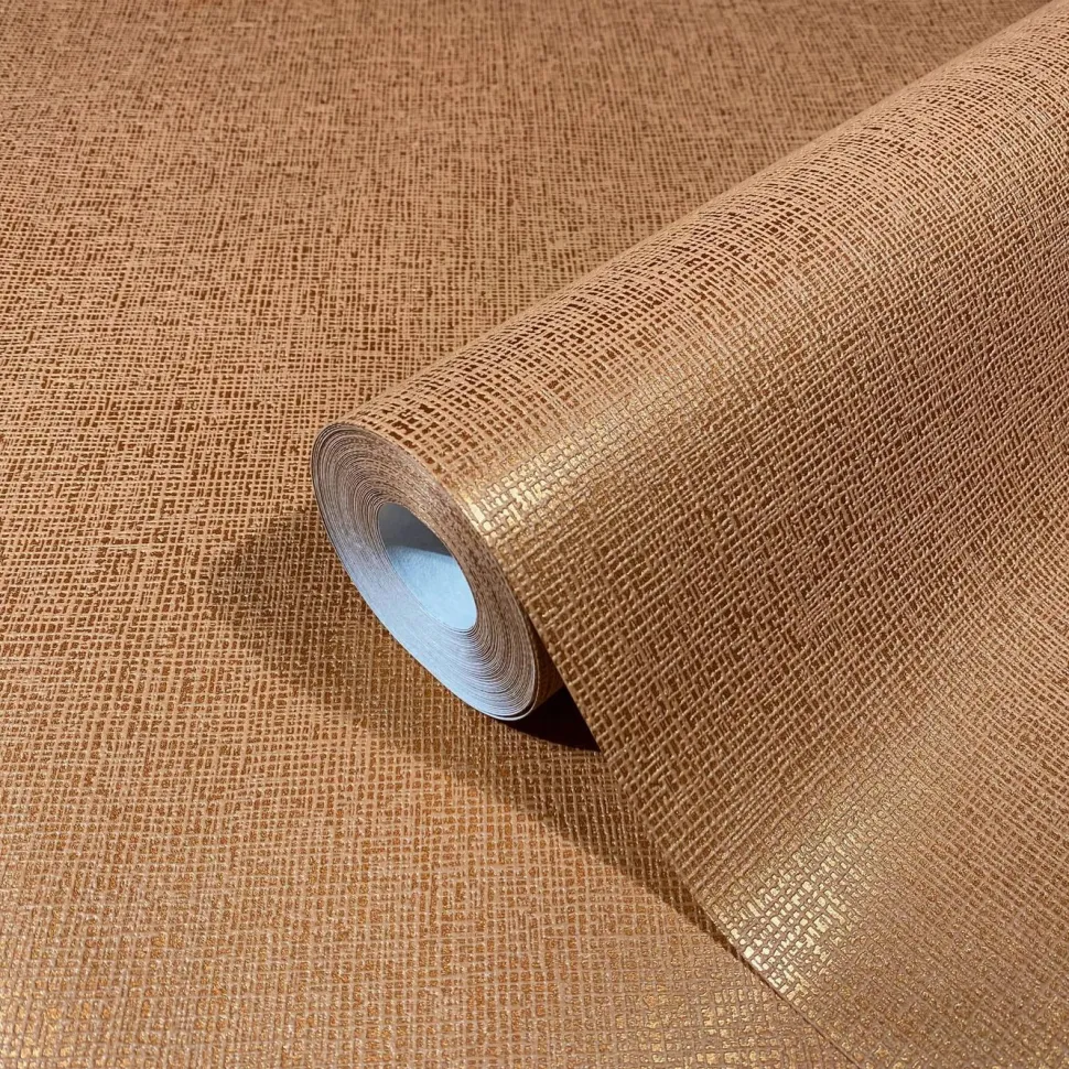Tapetti Marburg Kylie 82333, vinyylipinta, yksivärinen, copper