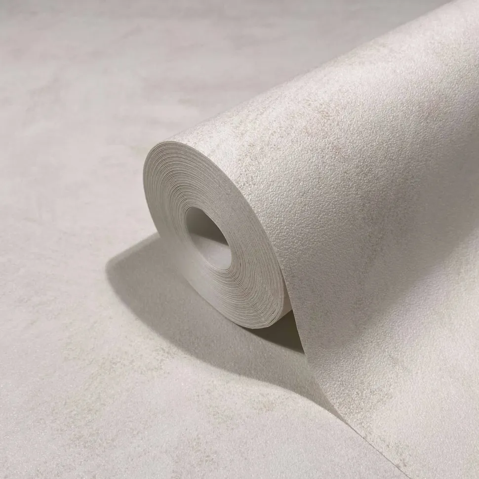 Tapetti Marburg Kylie 82426, vinyylipinta, yksivärinen, valkoinen