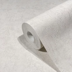 Tapetti Marburg Kyoto 1834517, vinyylipinta, yksivärinen, valkoinen