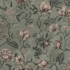 Tapettipaneeli Sandberg Belinda non-woven mittatilaus vihreä