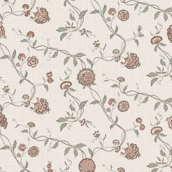 Tapetti Sandberg Adelaide, non-woven, maalaisromanttinen, terrakotta