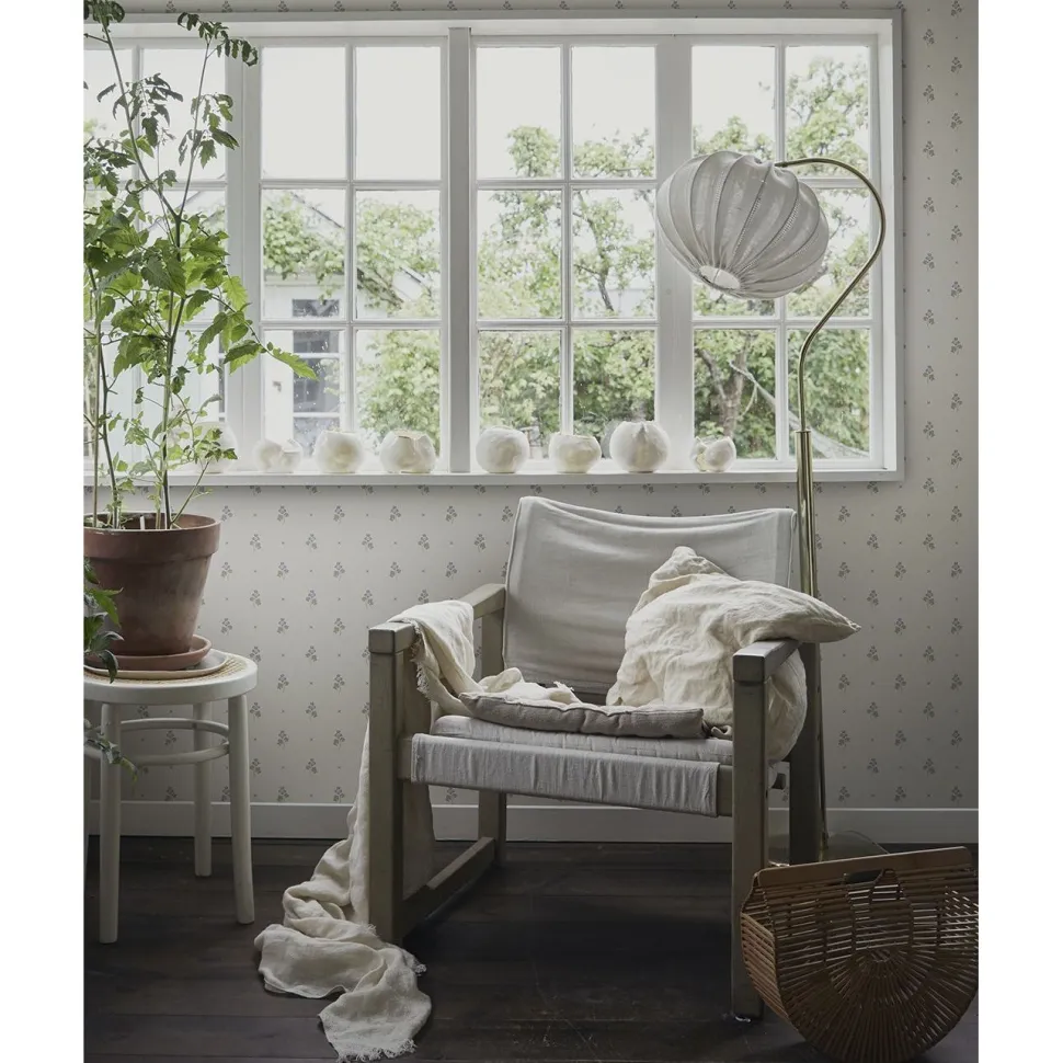 Tapetti Sandberg Mimi, non-woven, romanttinen, indigonsininen
