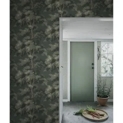Tapetti Sandberg Raphaël 444-11, non-woven, kasvi, valkoinen