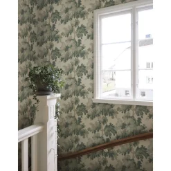 Tapetti Sandberg Raphaël 444-11, non-woven, kasvi, valkoinen