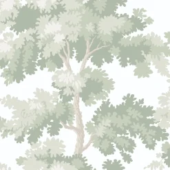 Tapetti Sandberg Raphaël 444-11, non-woven, kasvi, valkoinen