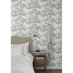 Tapetti Sandberg Raphaël 444-11, non-woven, kasvi, valkoinen