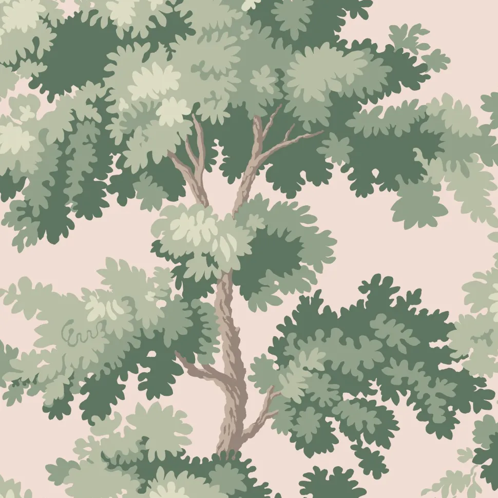 Tapetti Sandberg Raphaël 444-11, non-woven, kasvi, valkoinen