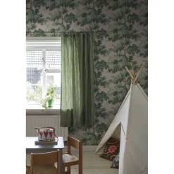 Tapetti Sandberg Raphaël 444-11, non-woven, kasvi, valkoinen