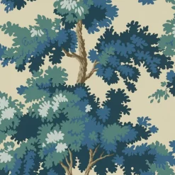 Tapetti Sandberg Raphaël 444-11, non-woven, kasvi, valkoinen