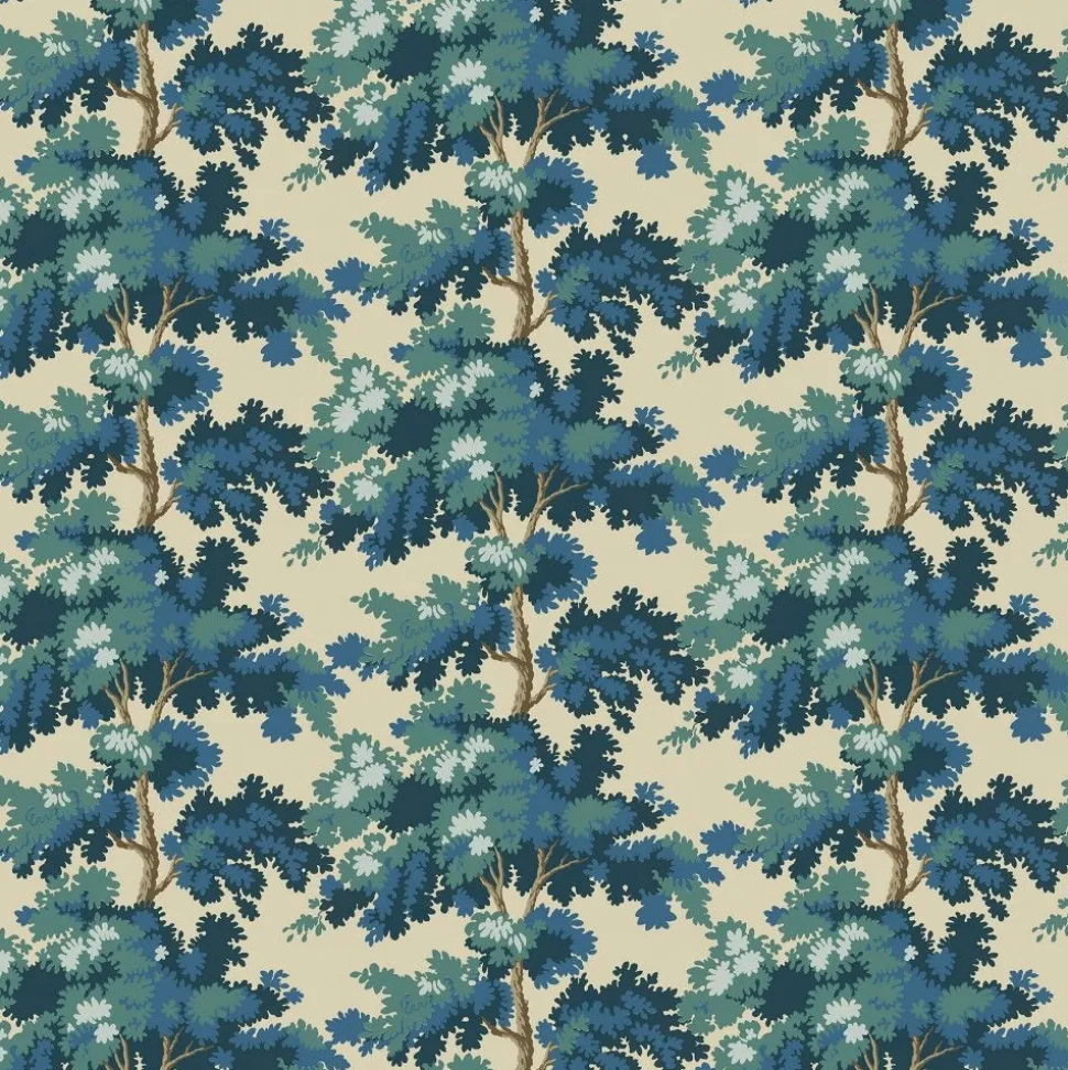 Tapetti Sandberg Raphaël 444-11, non-woven, kasvi, valkoinen