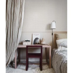 Tapetti Sandberg Ruta, non-woven, ruutu, vaaleanvihreä