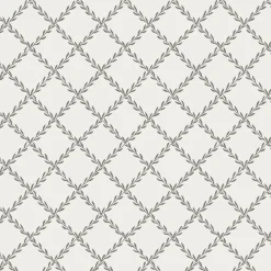 Tapetti Sandberg Trellis, non-woven, kasvi, harmaa