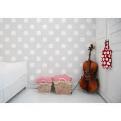 Tapetti Sandudd Dotty Grey Wallpaper 100102, pilkullinen