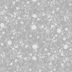 Tapetti Sandudd Ivana Helsinki Joshua Tree 5249-3, non-woven, kukka, harmaa/valkoinen