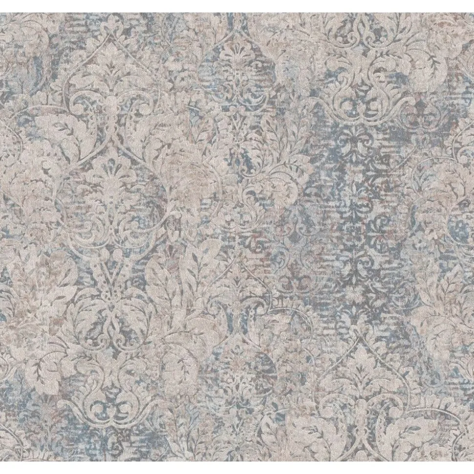 Tapetti Sandudd Mata Hari 38093-1, vinyylipinta, ornamentti, beige
