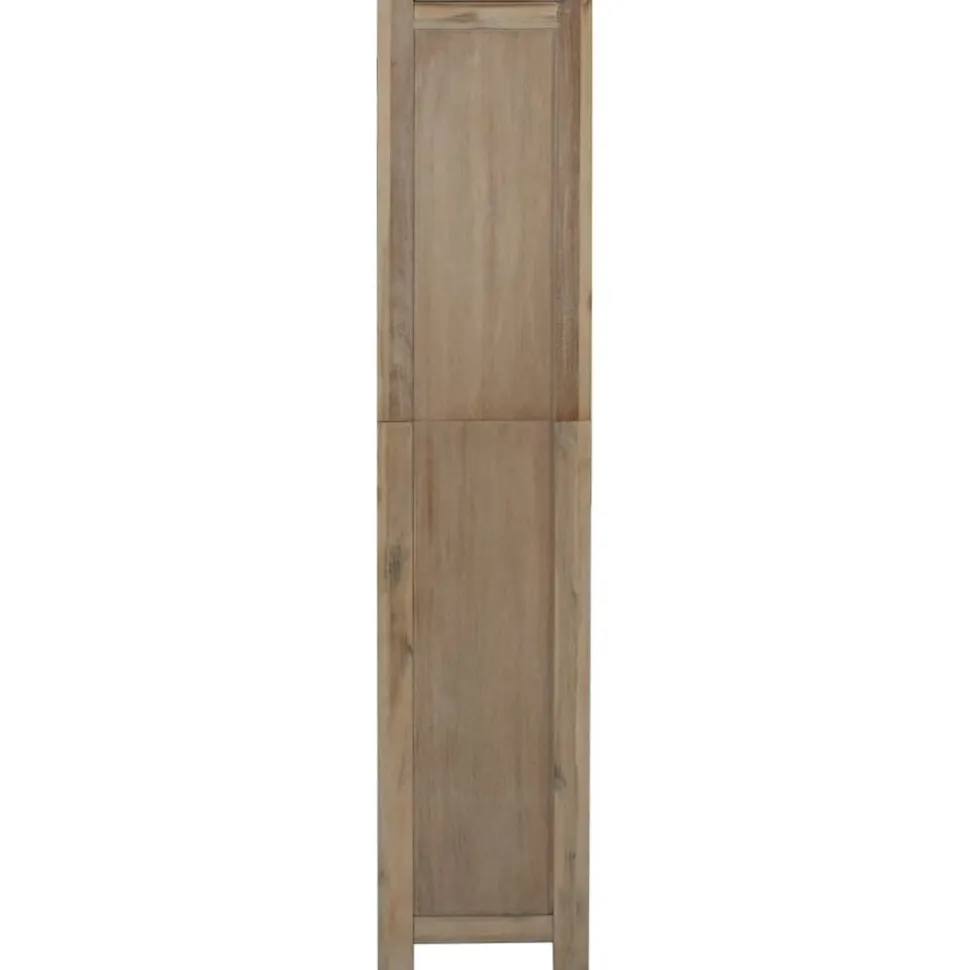 3-tasoinen kirjahylly 80x30x80 cm akaasiapuu