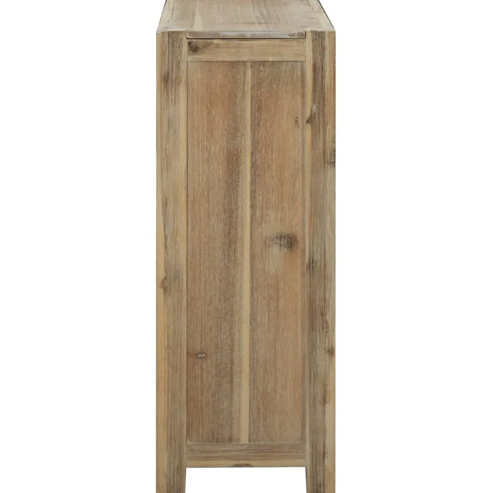 3-tasoinen kirjahylly 80x30x80 cm akaasiapuu