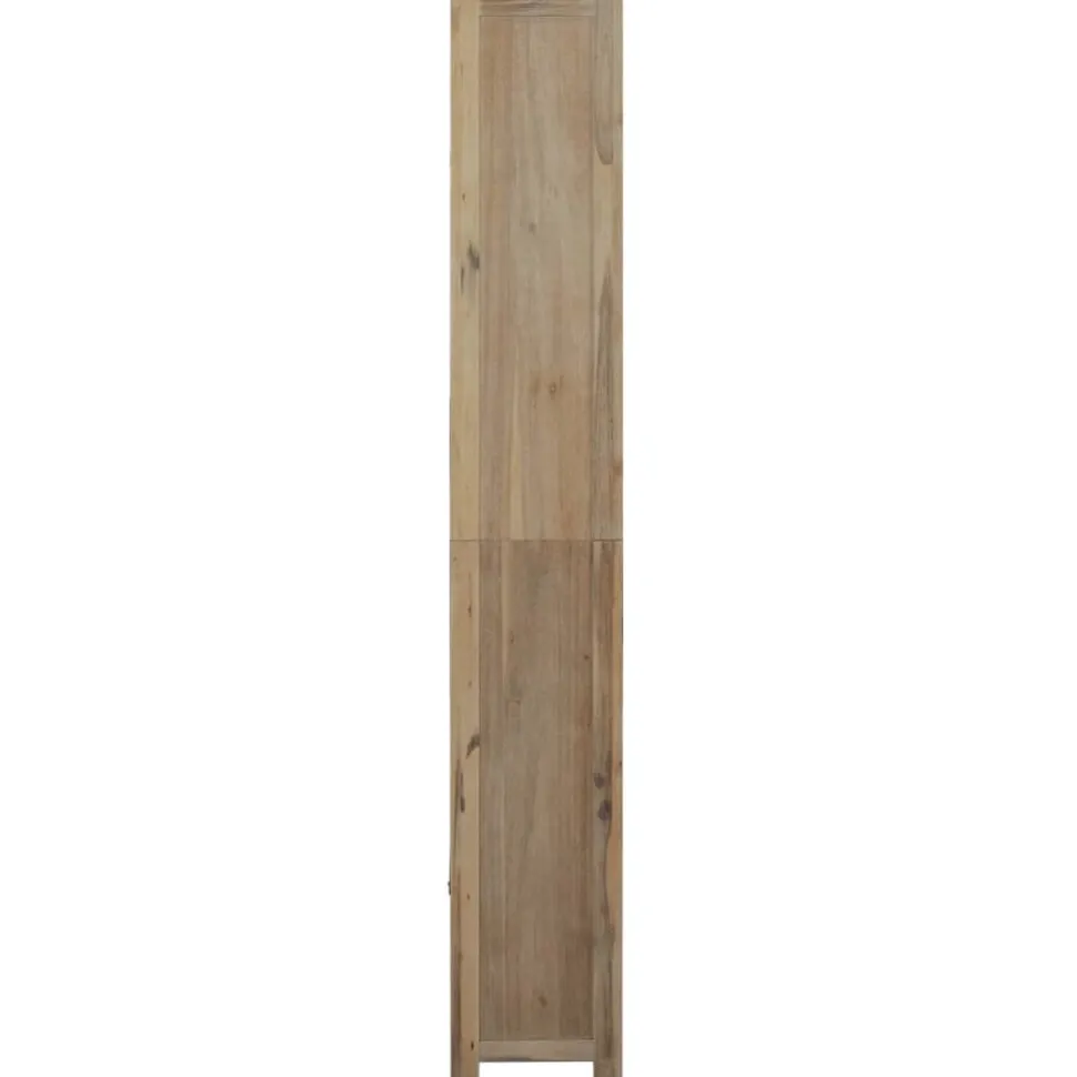 3-tasoinen kirjahylly 80x30x80 cm akaasiapuu