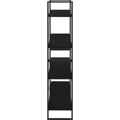 2-tasoinen kirjahylly 100x30x70 cm lastulevy harmaa
