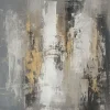 Taulu Home4You 120x120 cm, abstrakti aamu, monivärinen