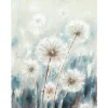 Taulu Home4You 60x80 cm, tuulen viemät voikukat, sininen