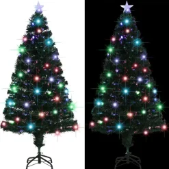 Tekojoulukuusi jalustalla, LED, 150cm, 170 oksaa