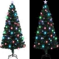 Tekojoulukuusi jalustalla, LED, 180cm, 220 oksaa