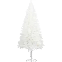 Tekojoulukuusi jalustalla valkoinen 210cm, PE
