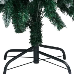 Tekojoulukuusi kävyillä ja valkoisella lumella, 150cm