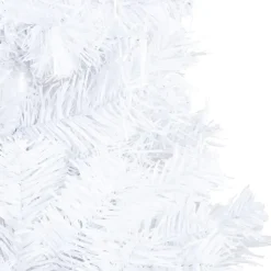 Tekojoulukuusi LED-valoilla ja palloilla valkoinen PVC eri kokoja