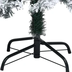 Tekojoulukuusi lumihuurteella, vihreä, 240cm, PVC