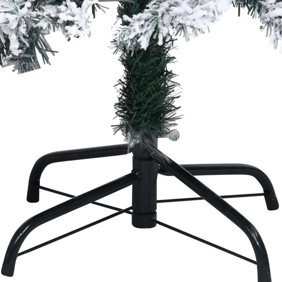 Tekojoulukuusi lumihuurteella, vihreä, 240cm, PVC