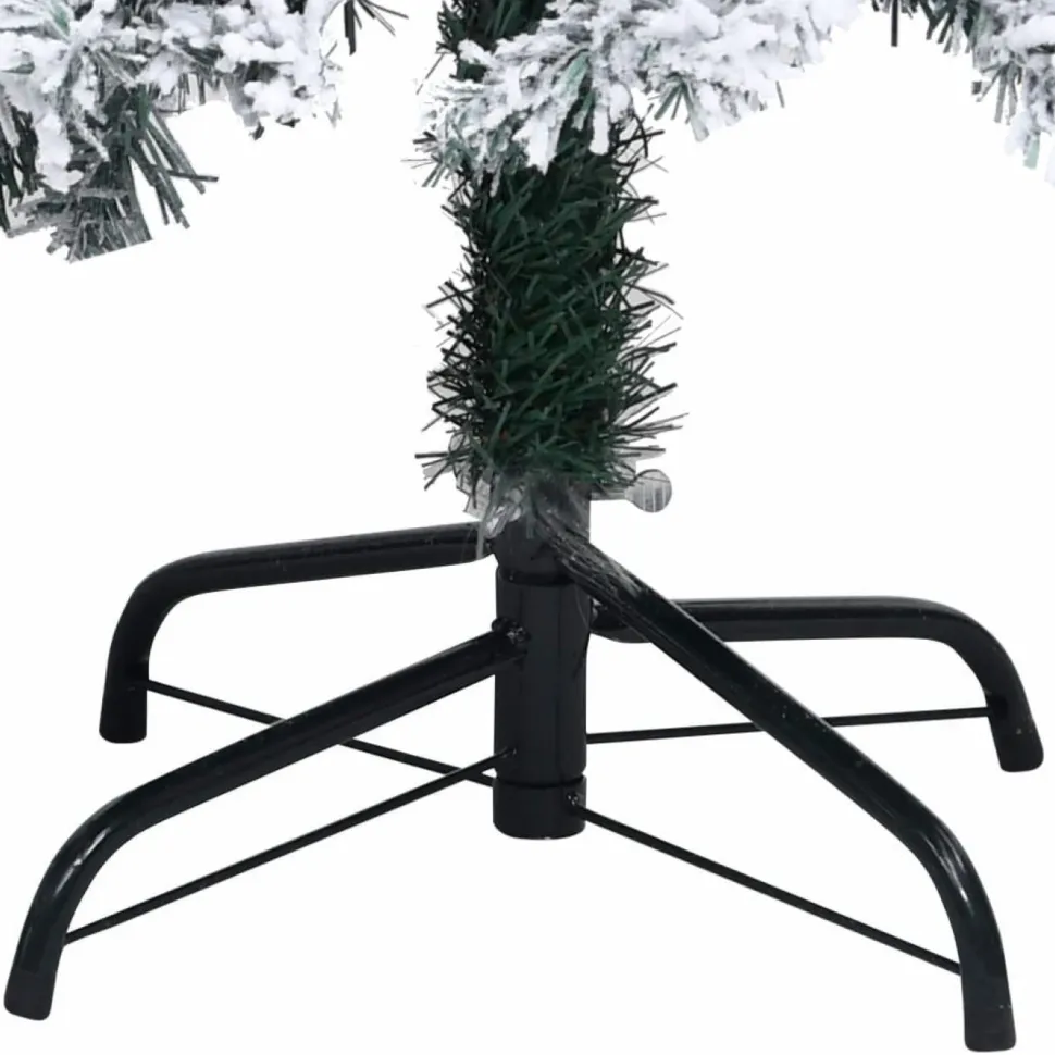 Tekojoulukuusi lumihuurteella, vihreä, 180cm, PVC