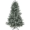 Tekojoulukuusi Nordic Winter Frost 180cm PVC LED-valoilla lumipeitteellä